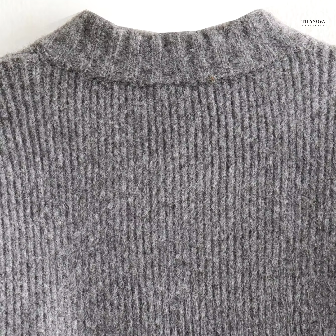 ROSA | GILET VINTAGE AVEC FERMETURE ÉCLAIR