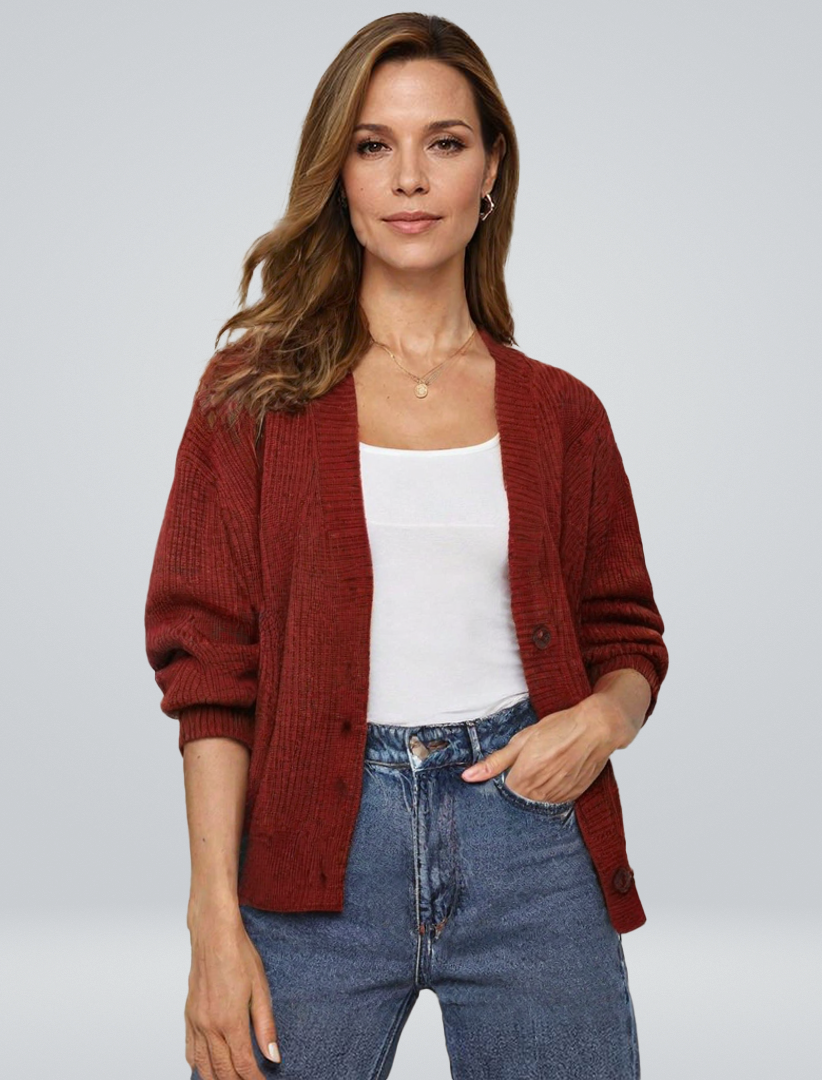 NOA | GILET TRICOTÉ DÉCONTRACTÉ