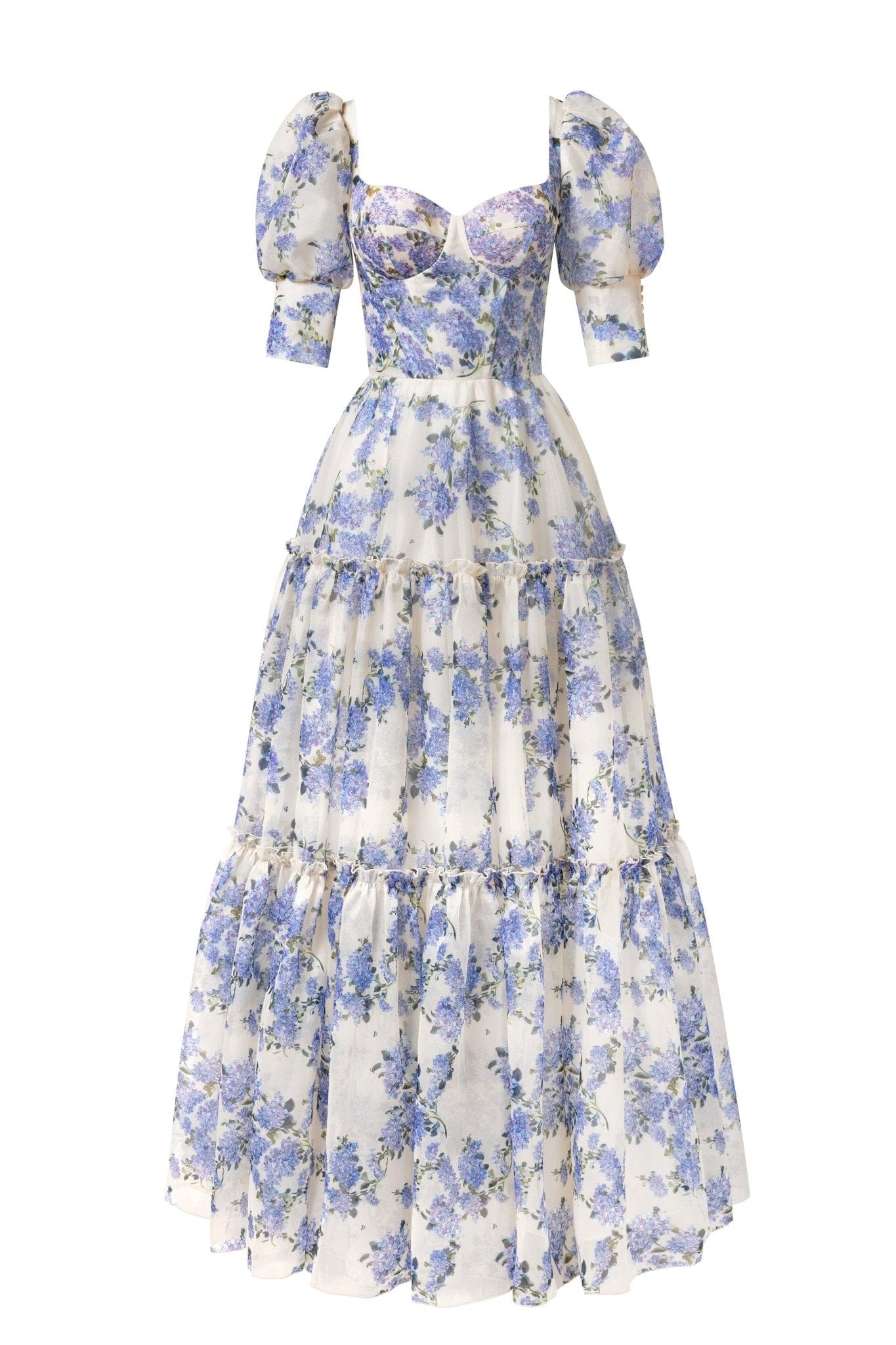 SOLÈNE | ROBE LONGUE À FLEURS