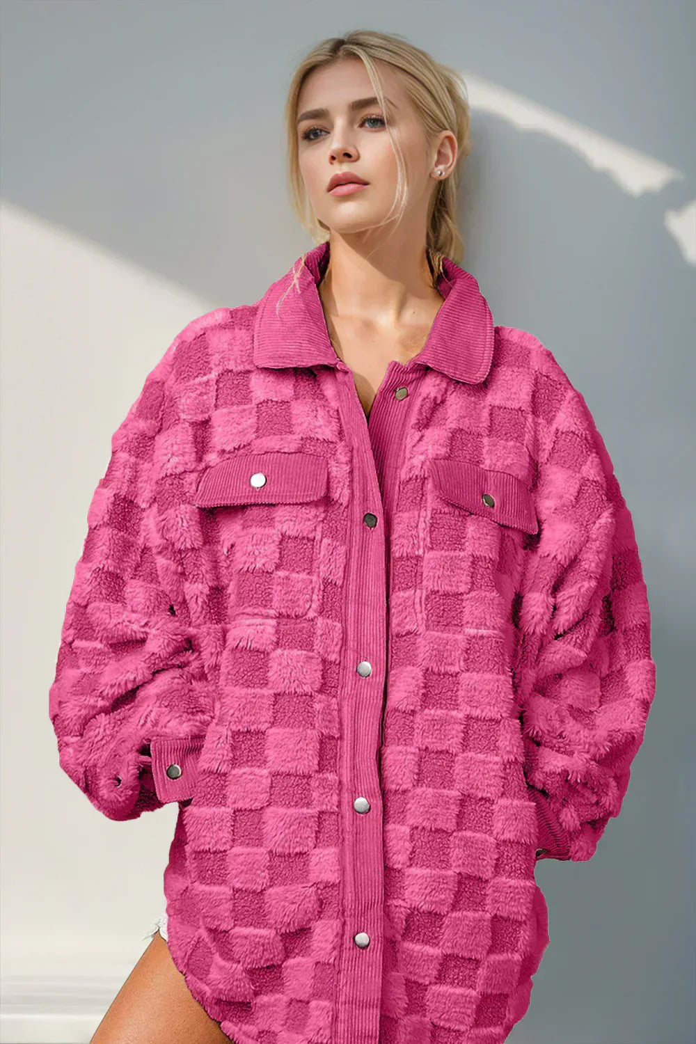 MANON | VESTE À CARREAUX