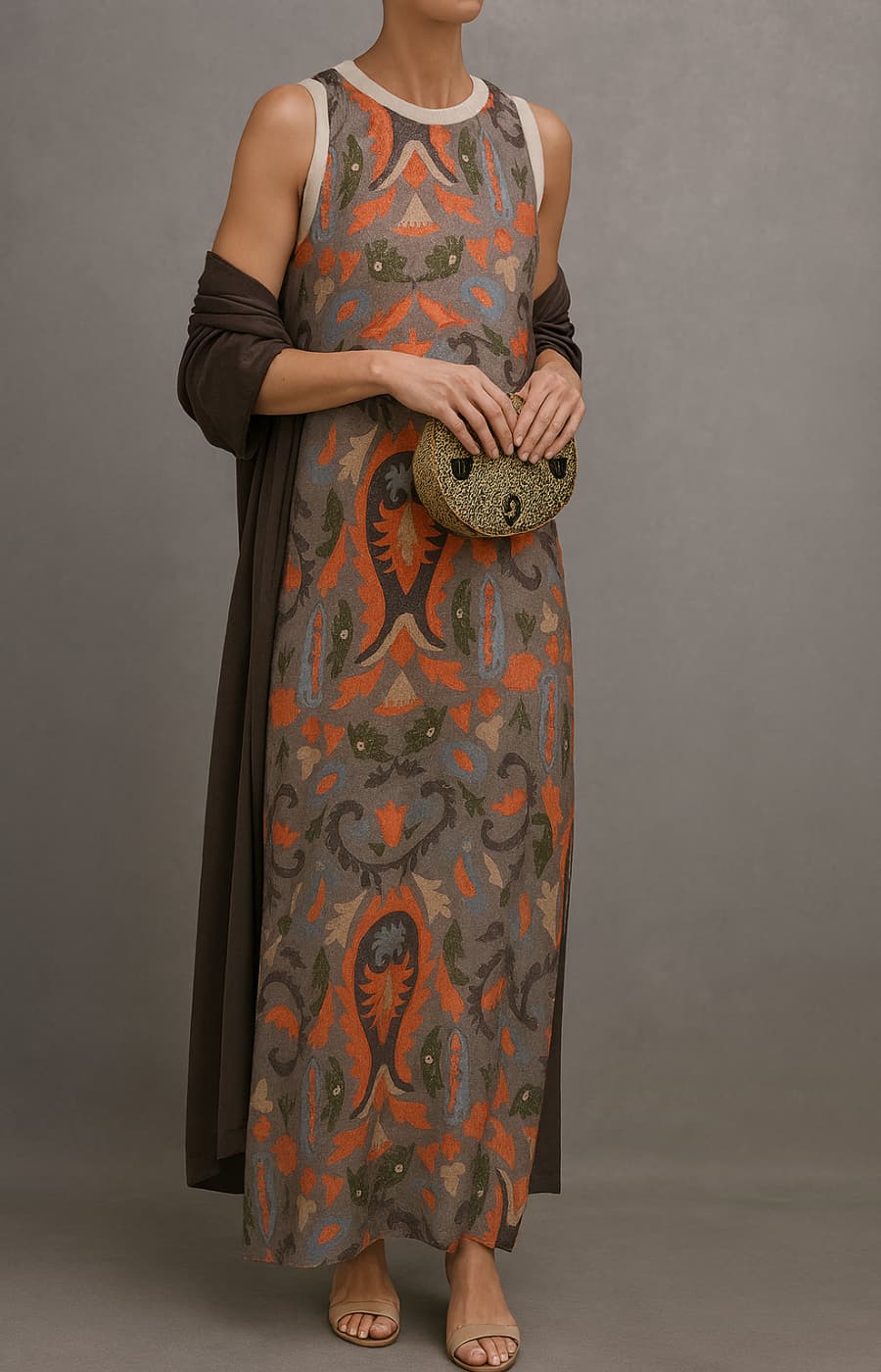 MIKAELLA | ROBE LONGUE ÉLÉGANTE
