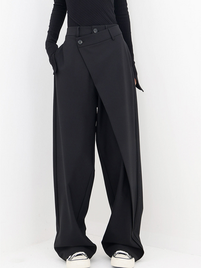 SELENE | PANTALON BAGGY ASYMÉTRIQUE