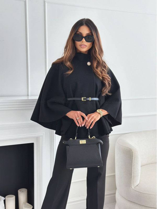 LEA | VESTE ÉLÉGANTE À PAPILLONS AVEC CEINTURE