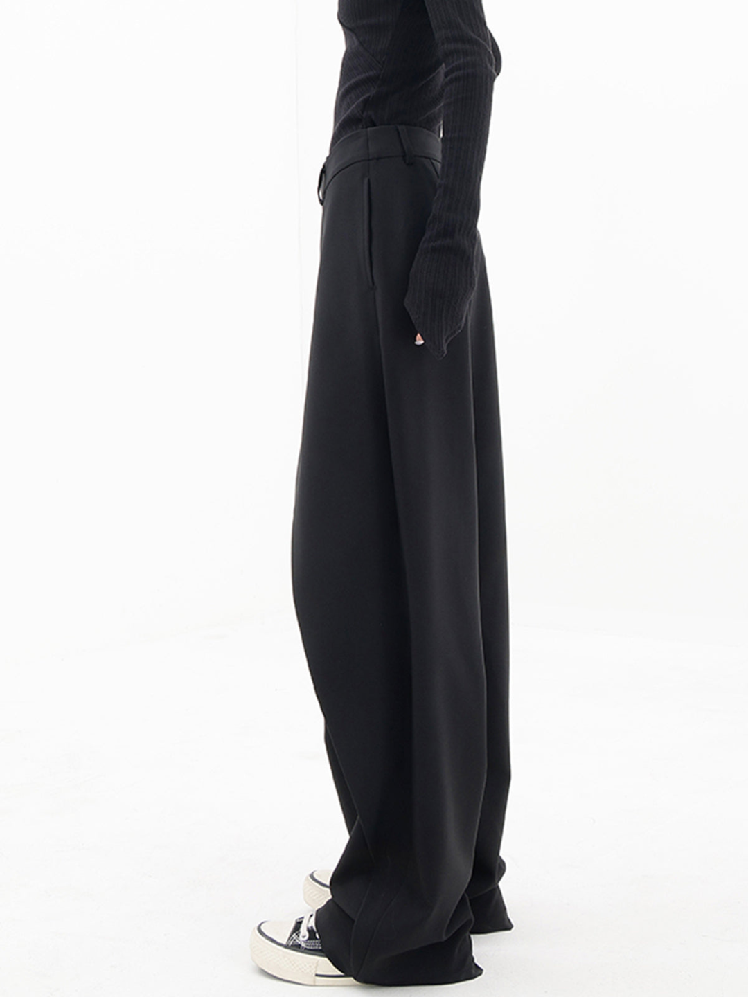 SELENE | PANTALON BAGGY ASYMÉTRIQUE