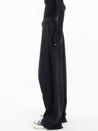 SELENE | PANTALON BAGGY ASYMÉTRIQUE