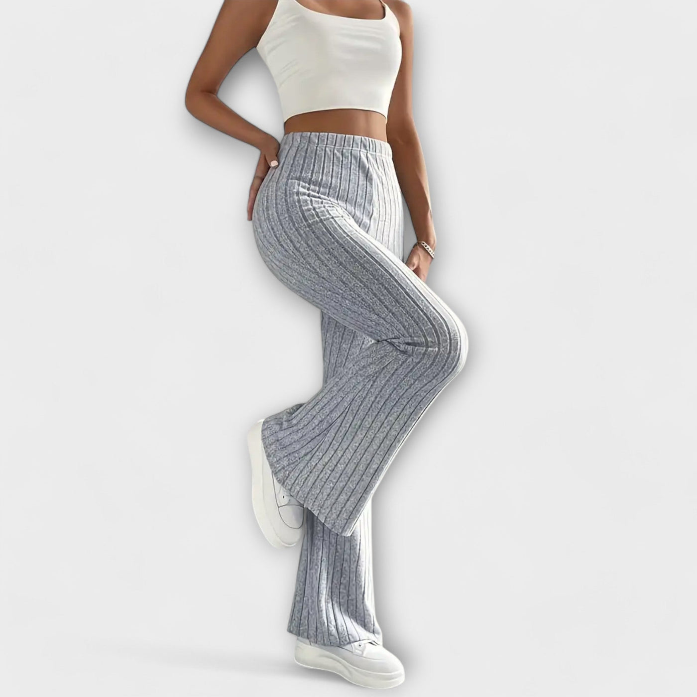 Jennifer | Pantalon Évasé Élégant