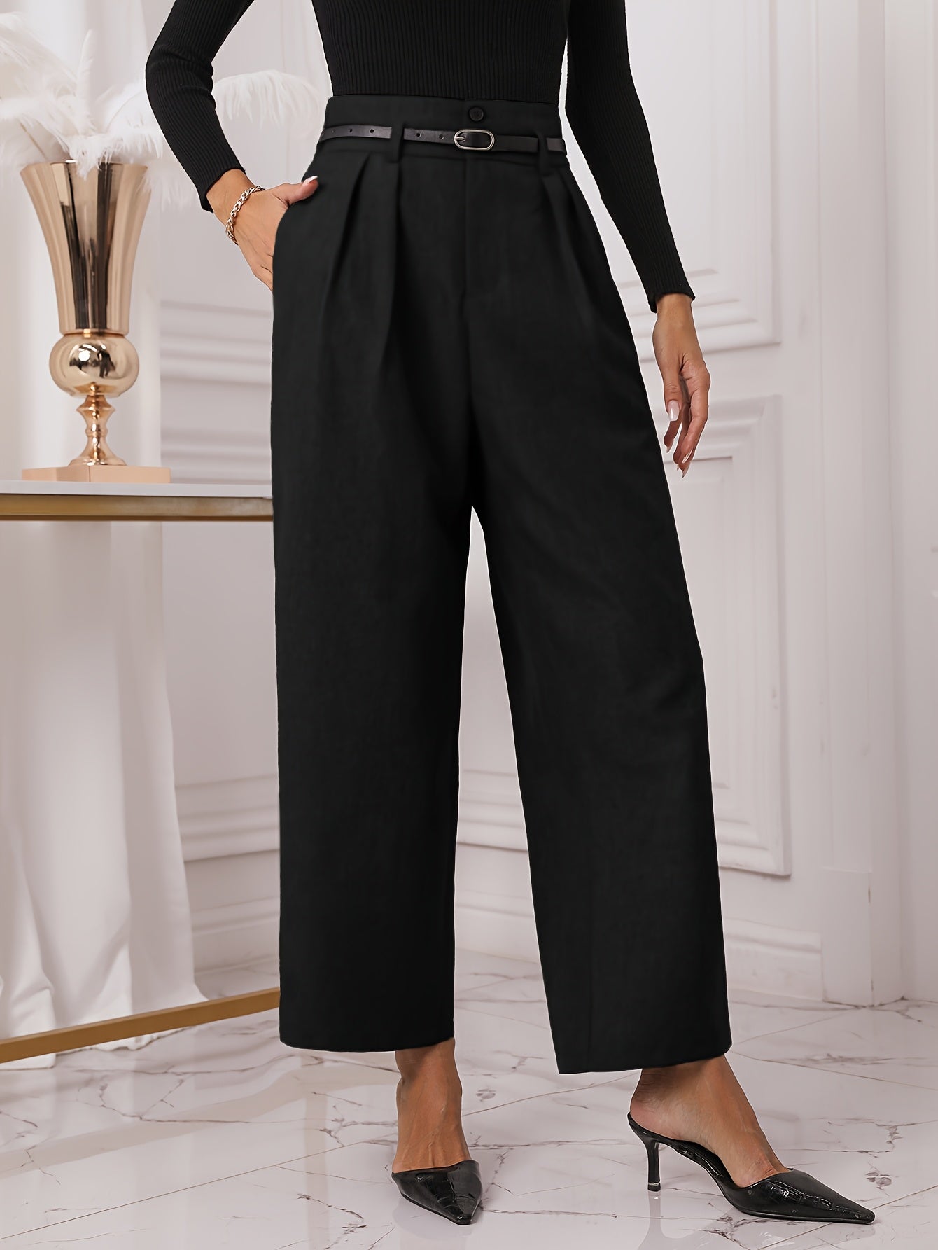 MARION | PANTALON CLASSY TAILLE HAUTE