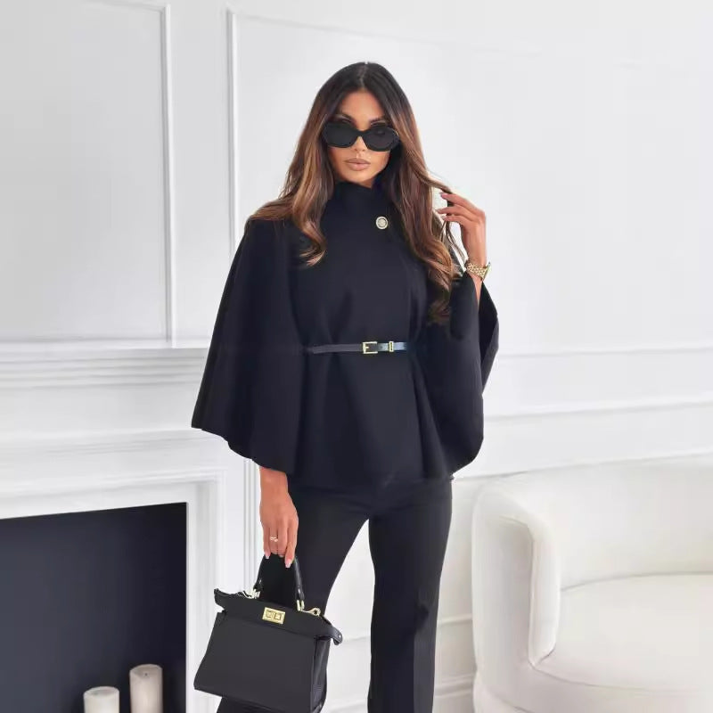 LEA | VESTE ÉLÉGANTE À PAPILLONS AVEC CEINTURE