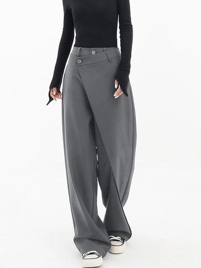 SELENE | PANTALON BAGGY ASYMÉTRIQUE