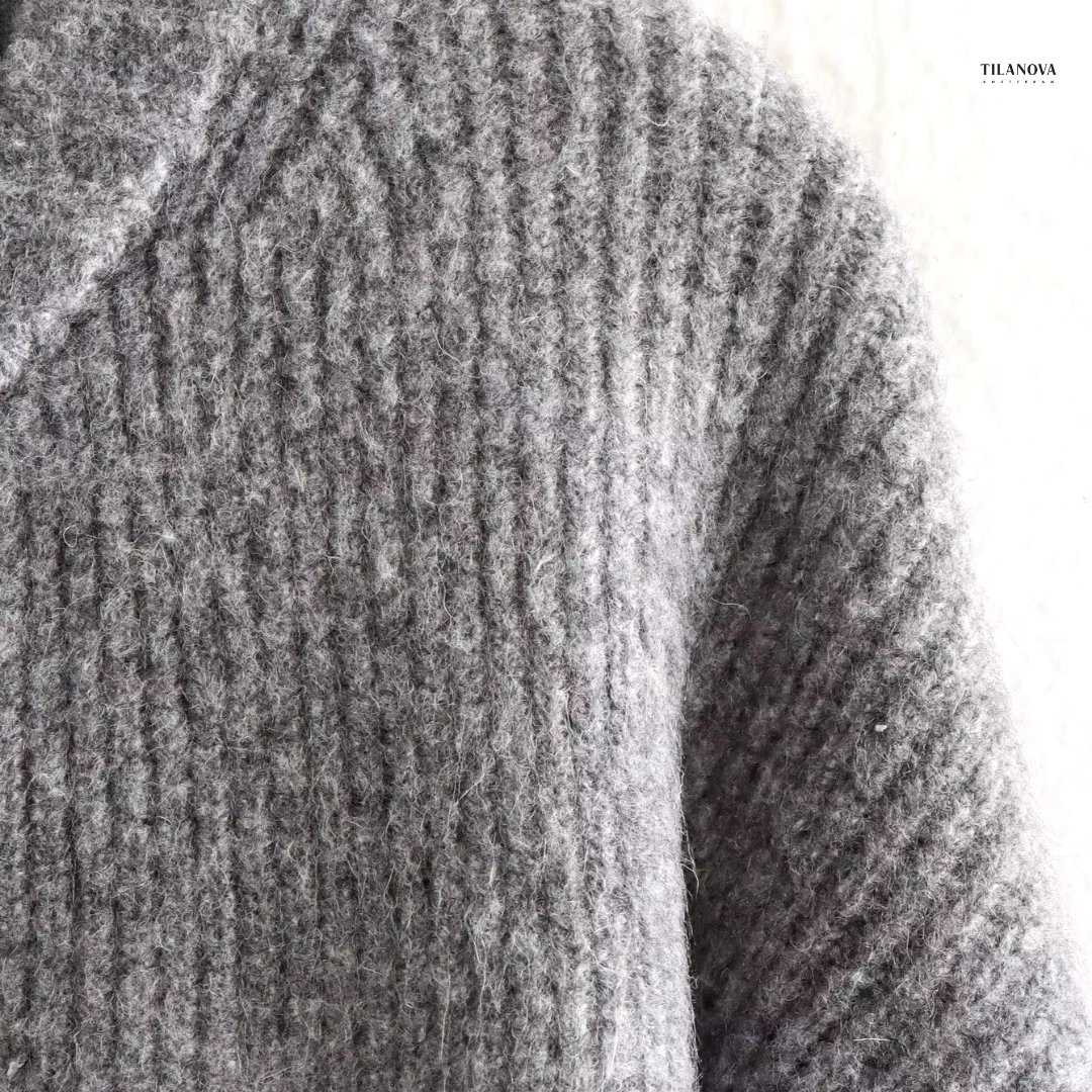 ROSA | GILET VINTAGE AVEC FERMETURE ÉCLAIR