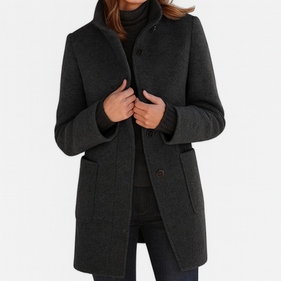 Lurienne™ | Manteau femme à col haut