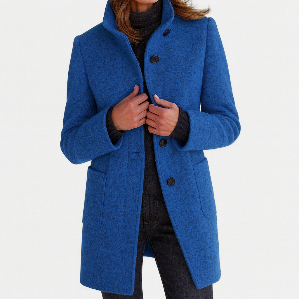 Lurienne™ | Manteau femme à col haut