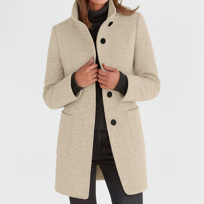 Lurienne™ | Manteau femme à col haut