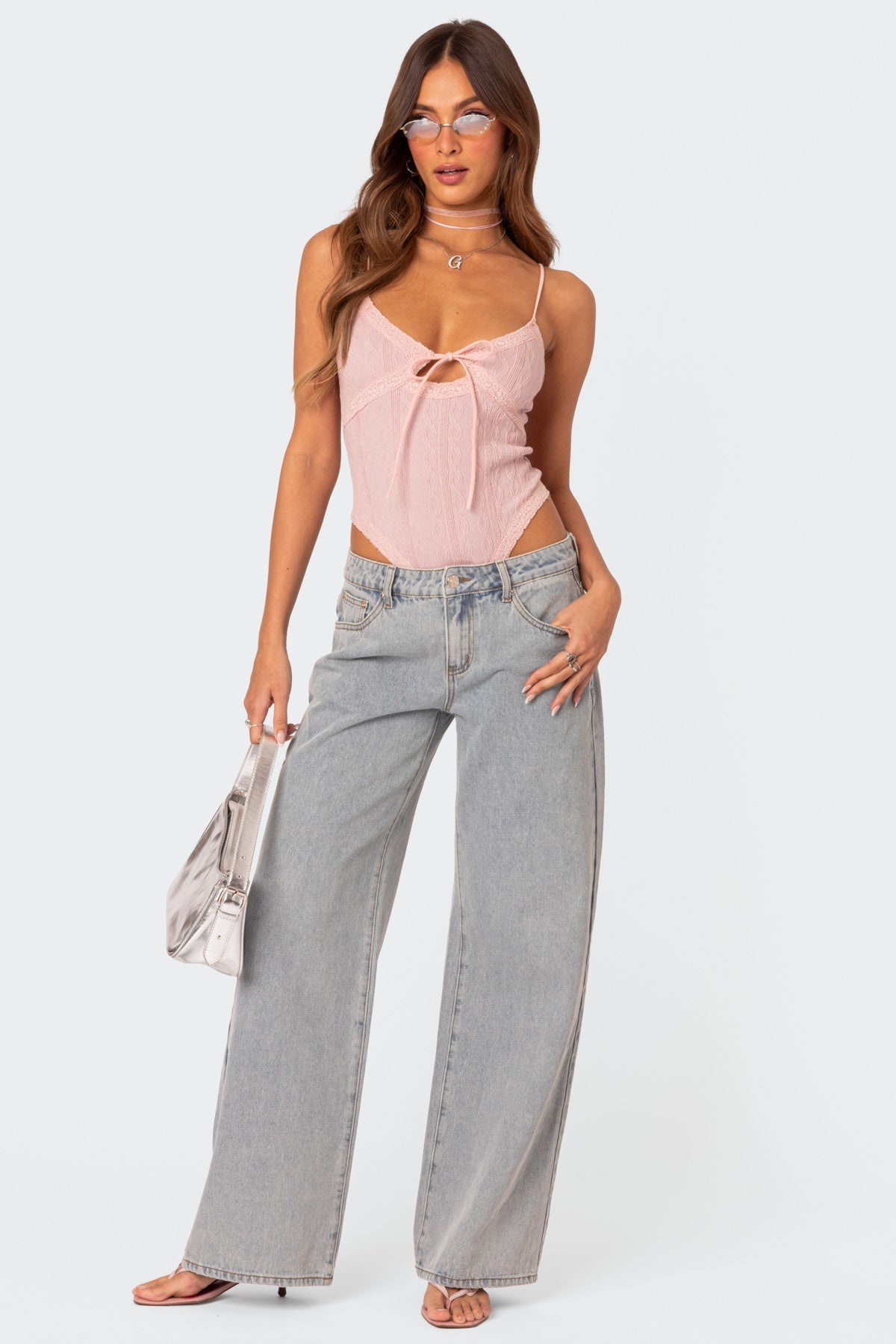 JOELLE | JEANS NŒUD PAPILLON