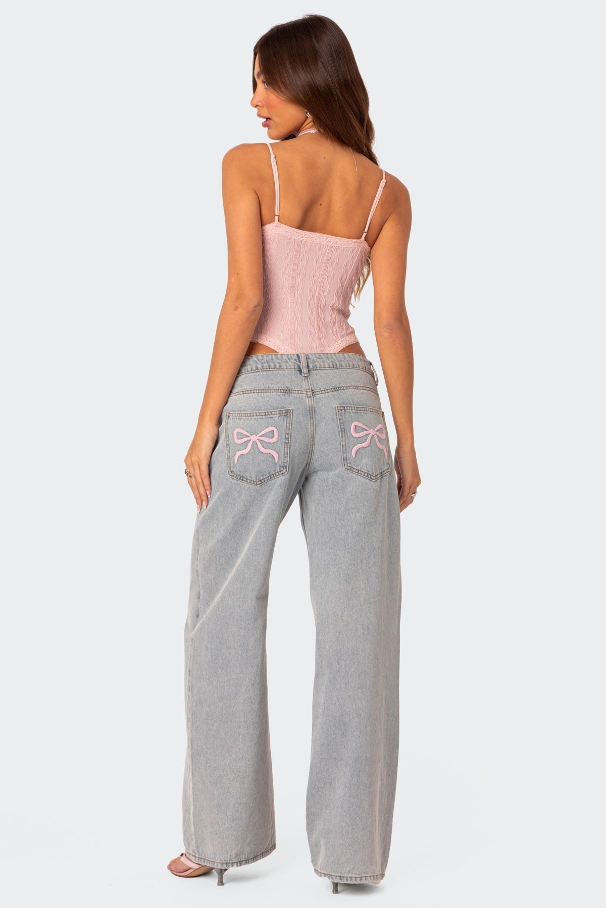 JOELLE | JEANS NŒUD PAPILLON