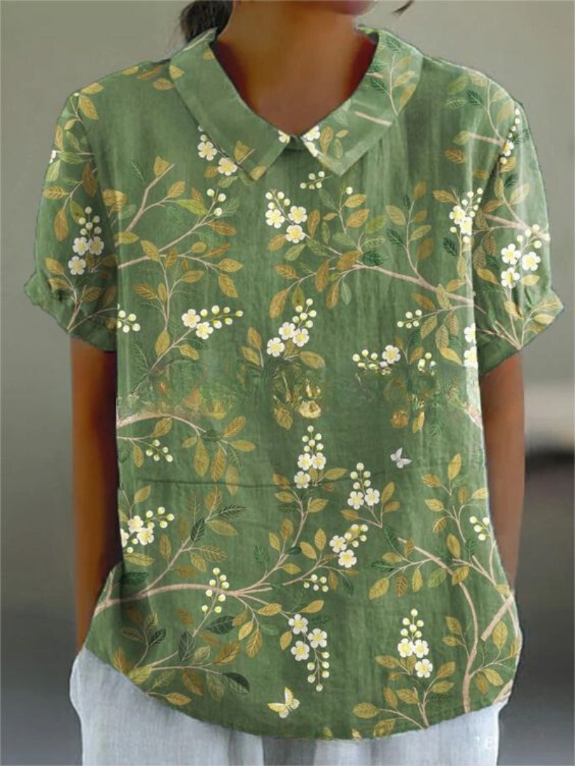 MARGAUX | CHEMISE ÉLÉGANTE À FLEURS