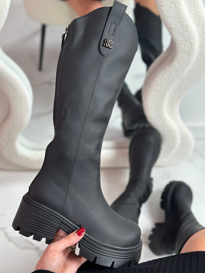 Lurienne | Bottes noires Niu