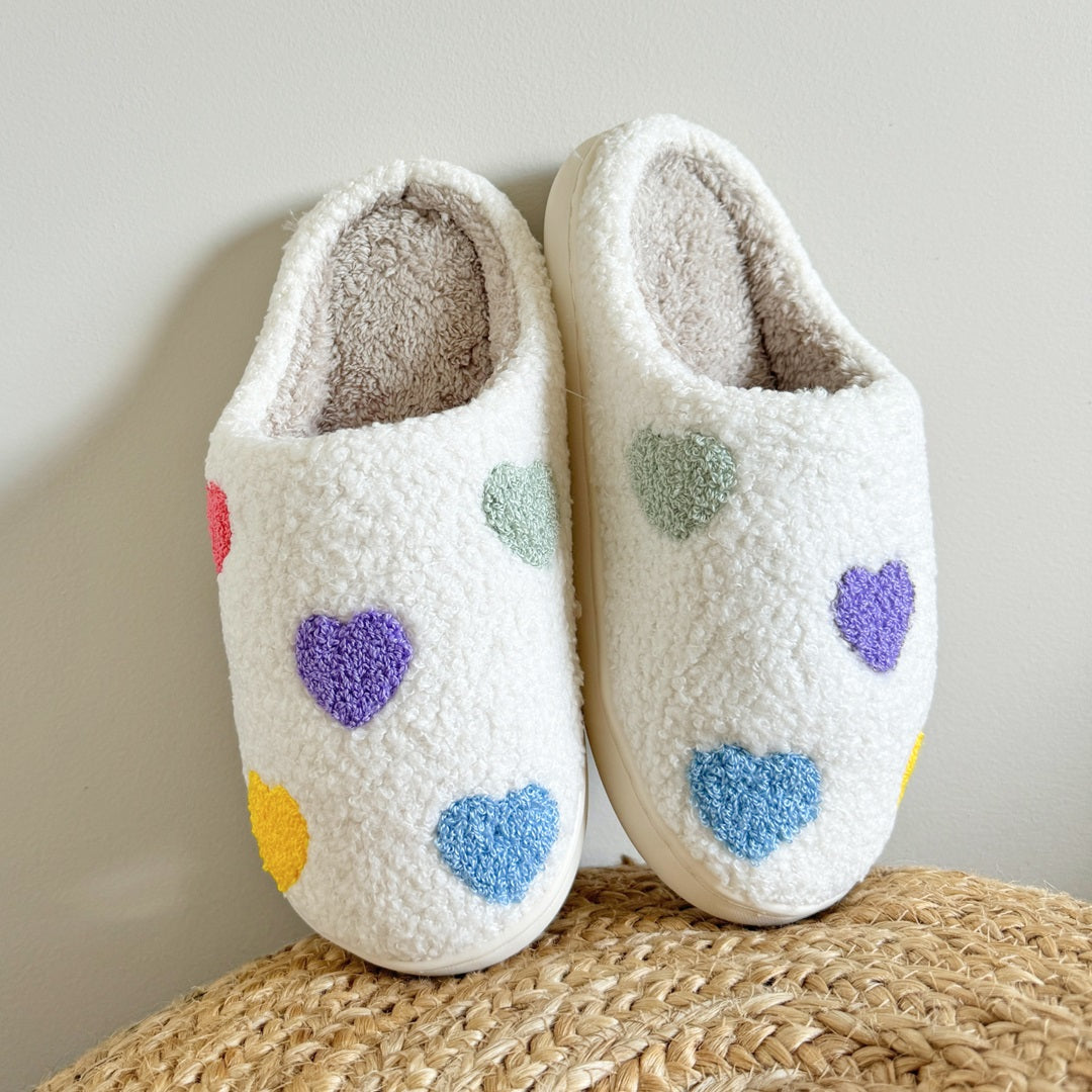 OLYMPE | CHAUSSONS À CŒUR COLORÉ