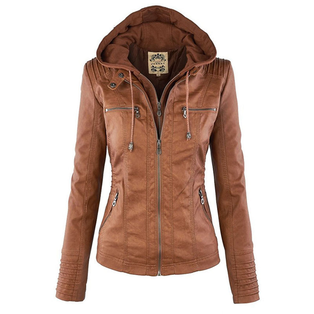 AMANDINE | LA VESTE EN CUIR ÉLÉGANTE ET UNIQUE