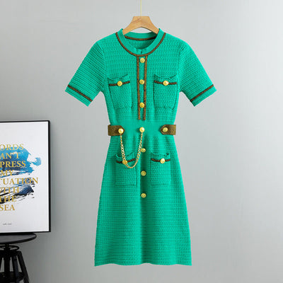 ÉLISE | ROBE PULL RÉTRO AMPLE – ÉLÉGANCE ET CONFORT POUR LE PRINTEMPS