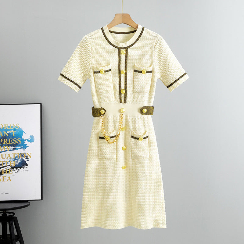 ÉLISE | ROBE PULL RÉTRO AMPLE – ÉLÉGANCE ET CONFORT POUR LE PRINTEMPS