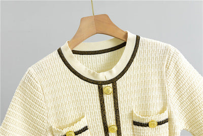 ÉLISE | ROBE PULL RÉTRO AMPLE – ÉLÉGANCE ET CONFORT POUR LE PRINTEMPS