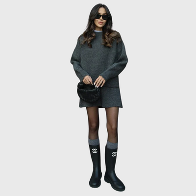 Laur | Ensemble en tricot douillet