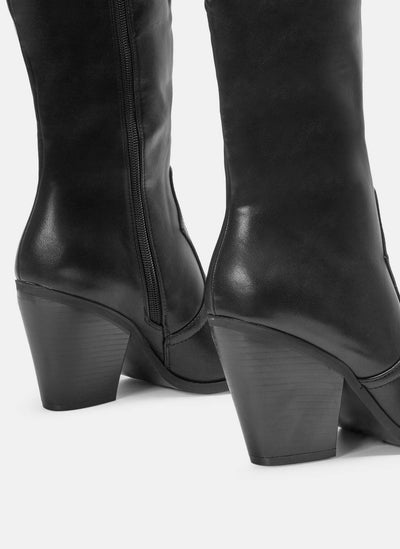 Lurienne | Bottes hautes noires Roxy