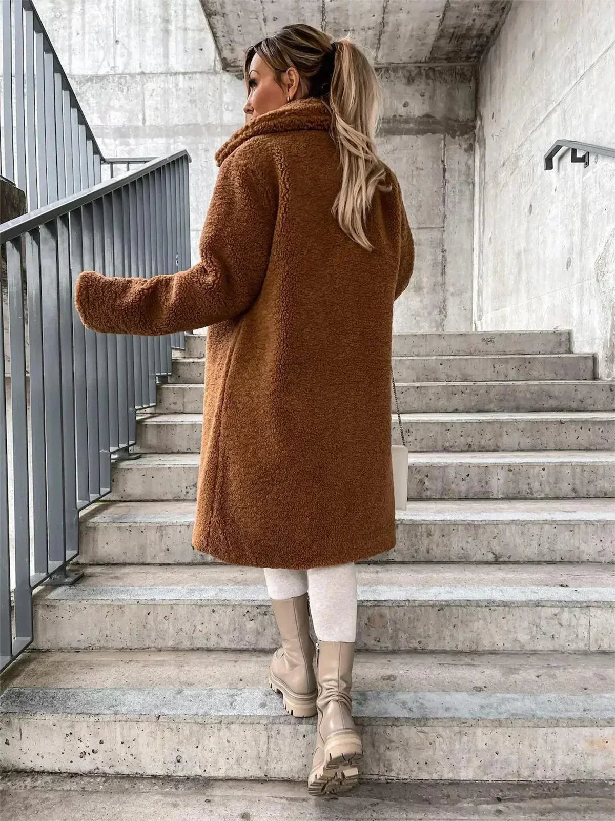 JESSICA | Veste Teddy Douce et Confortable