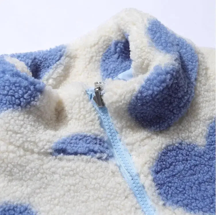 Katharina | Veste douce réversible en forme de cœur