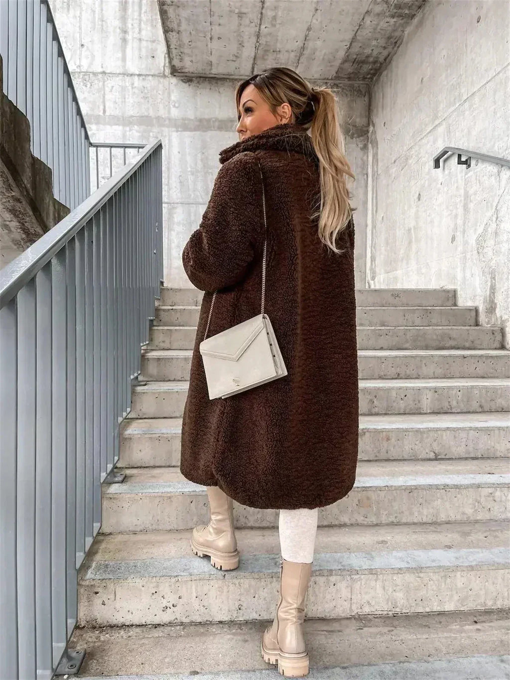 JESSICA | Veste Teddy Douce et Confortable