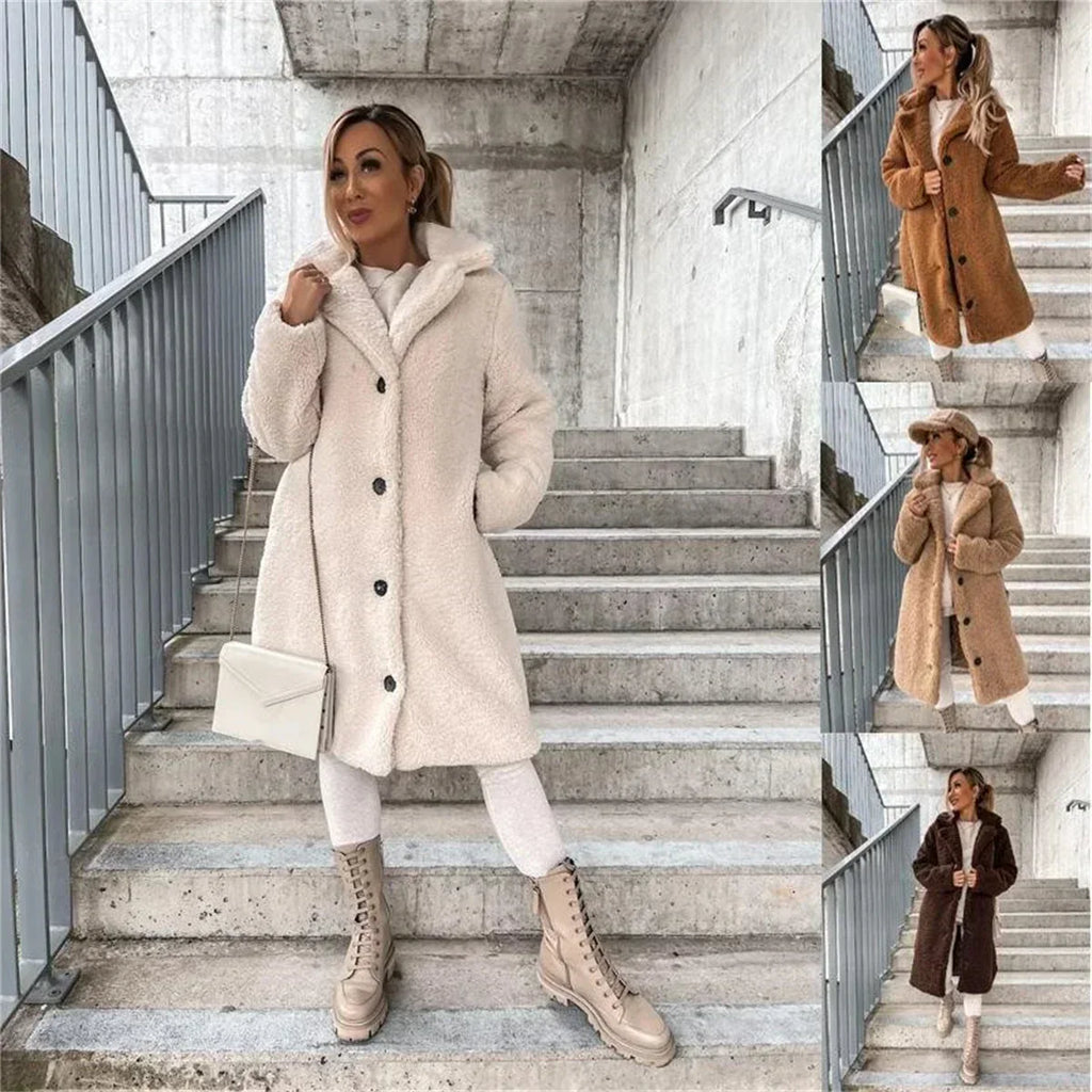 JESSICA | Veste Teddy Douce et Confortable