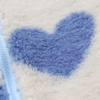 Katharina | Veste douce réversible en forme de cœur