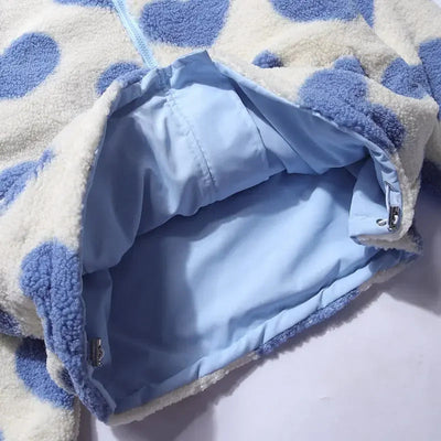 Katharina | Veste douce réversible en forme de cœur