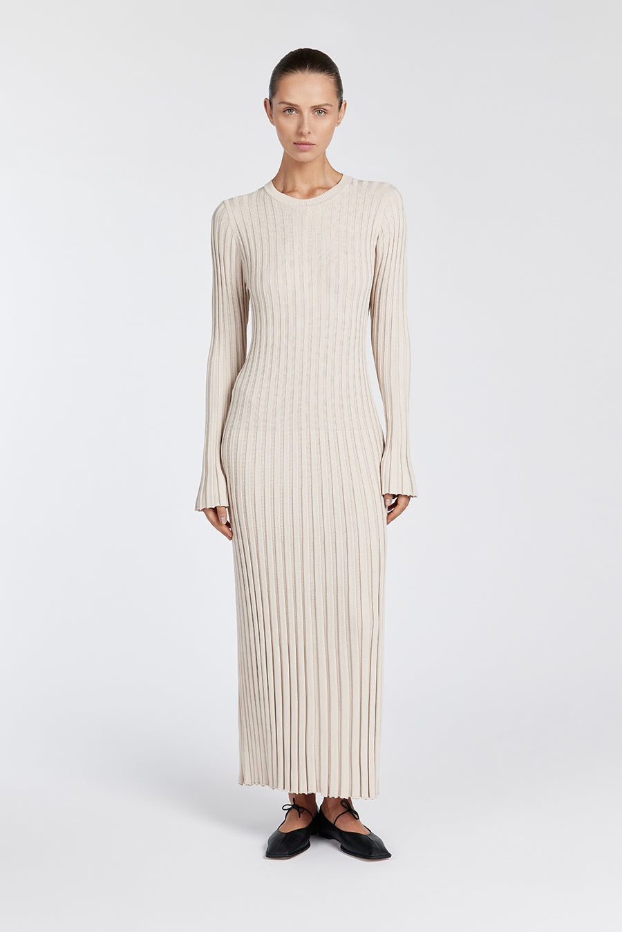 BRIGITTE | ROBE LONGUE À RAYURES