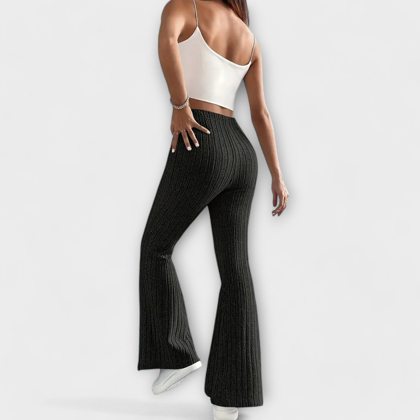 Jennifer | Pantalon Évasé Élégant