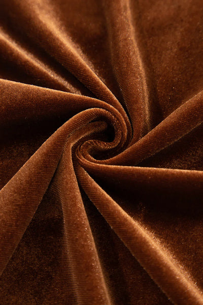 ESTELLE | BLOUSE EN VELOURS BOUTONNÉE