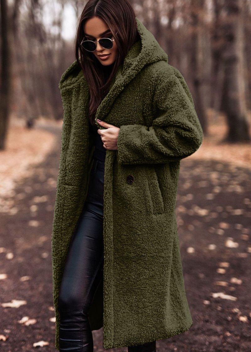 Paris | Manteau en laine à capuche chic