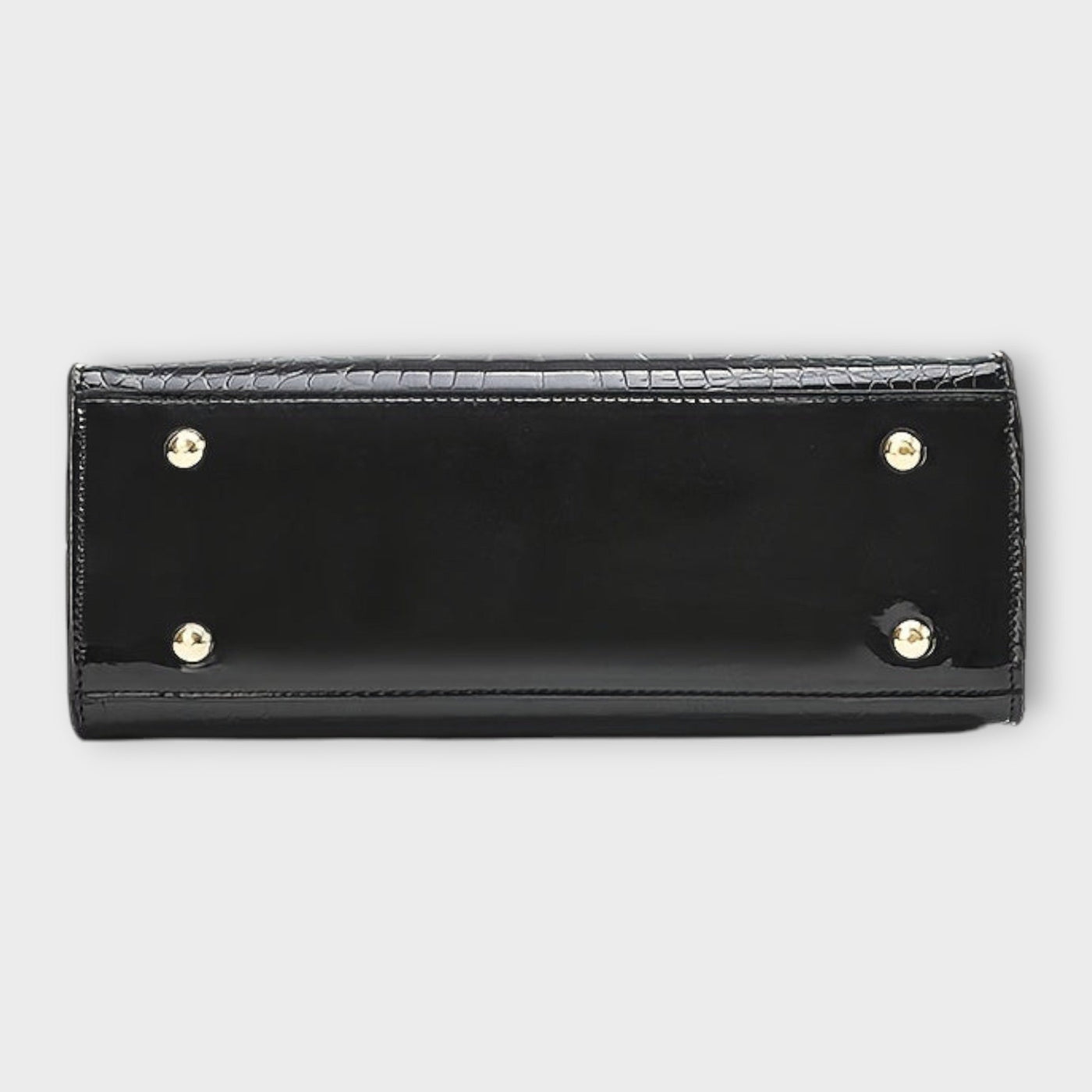 Alara | Sac à main brillant à motif croco