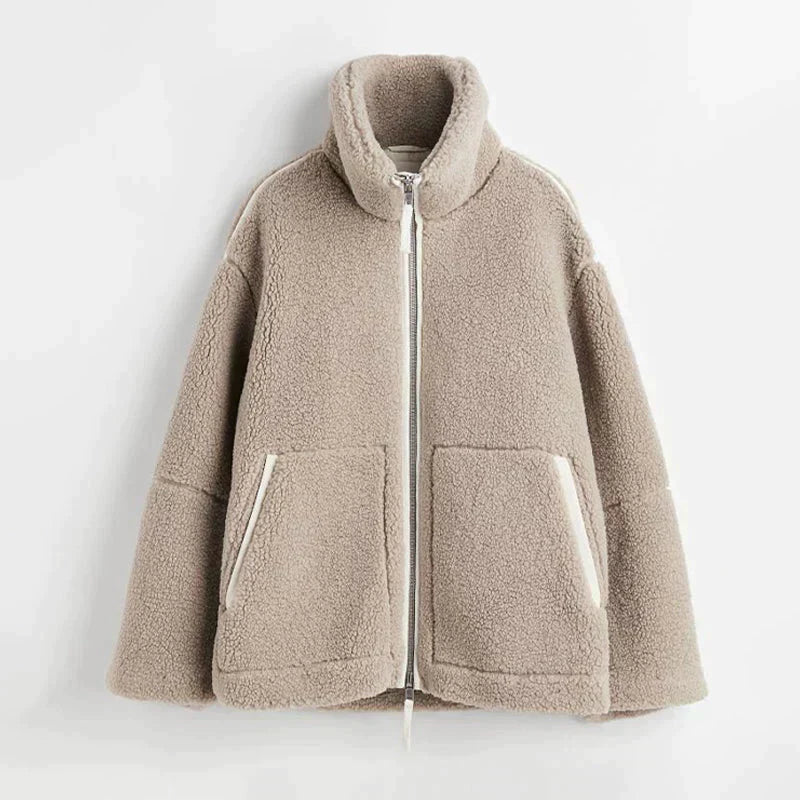 LUCIE | VESTE TEDDYFLEECE