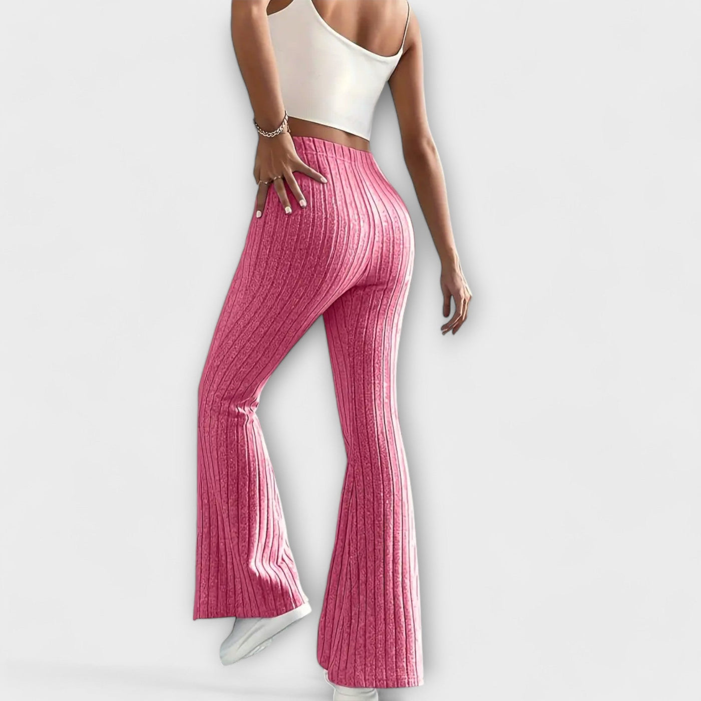 Jennifer | Pantalon Évasé Élégant