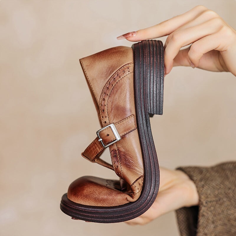 VELDA | MARY JANES CONFORT ÉLÉGANT EN CUIR