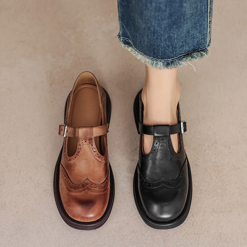VELDA | MARY JANES CONFORT ÉLÉGANT EN CUIR