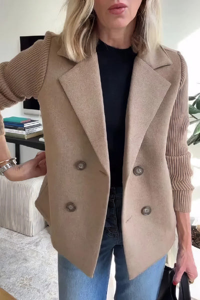 CLAIRE | VESTE DE CARDIGAN EN PATCHWORK