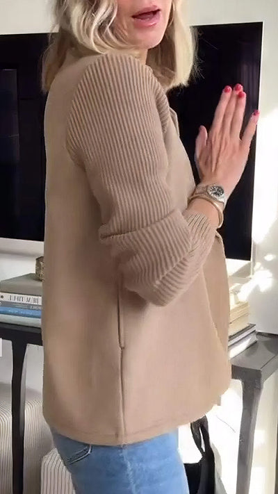 CLAIRE | VESTE DE CARDIGAN EN PATCHWORK